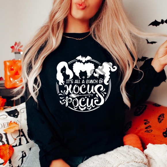 Hocus Pocus Sweatshirt in Black - Picture 1 of 2